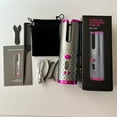 thumbnail image 1 of Cordless Automatic Curler Portable Electric Curling Iron with LCD Temperature Display Rapid Heating Automatic Rotating Ceramic Curler USB Rechargeable for Travel and Home Use, 1 of 9