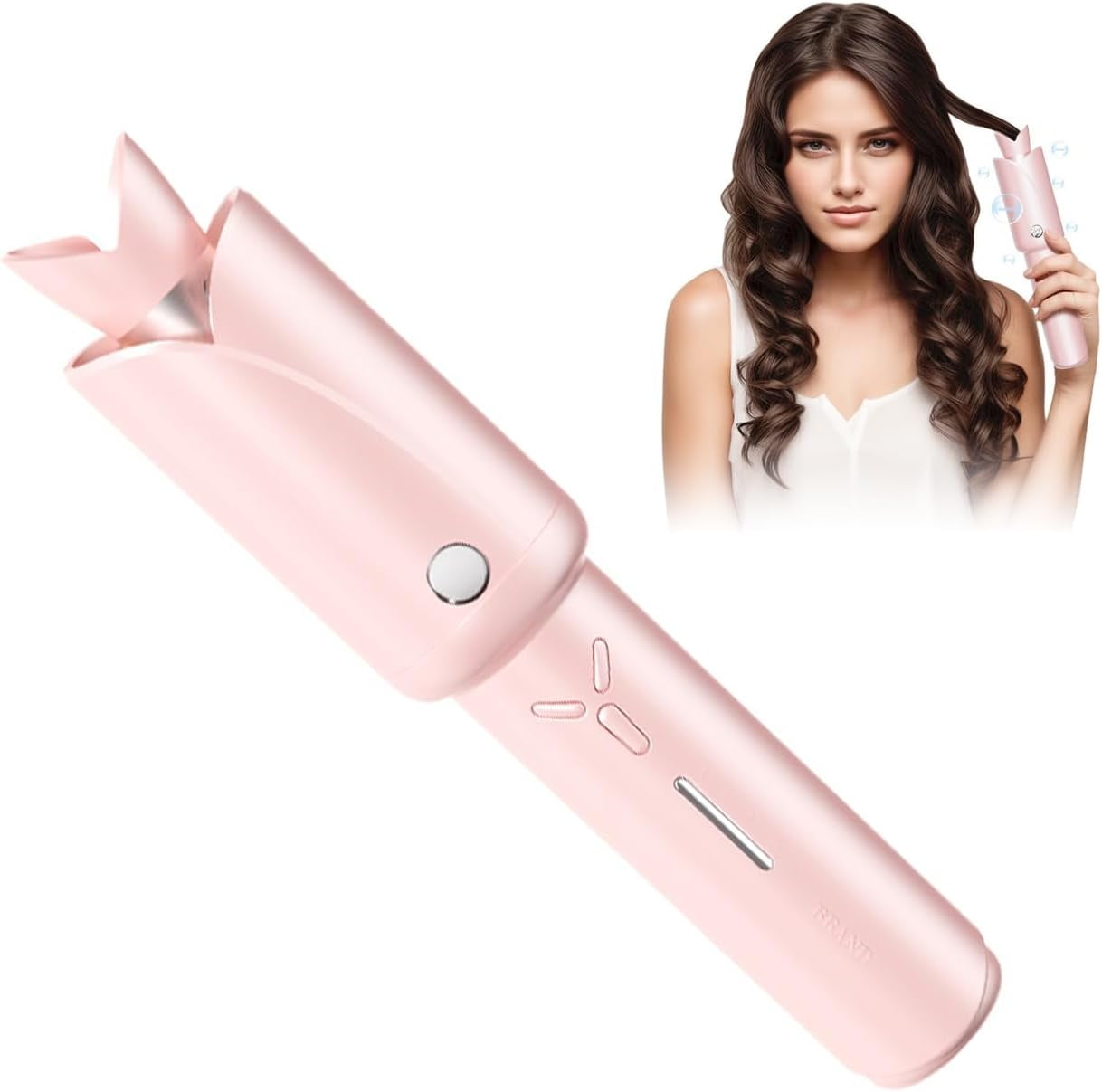 Ceramic Hair Curler USB Rechargeable Portable Automatic Cordless Hair Curler with LCD Display, Adjustable  main image 2