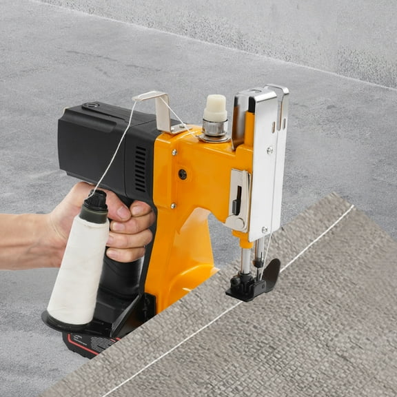 Cordless Bag Stitching Machine, 210W Handheld Bag Sewing Machine with 2000mAh Battery & Automatic Thread Cutting, Portable Bag Closer for Woven Bags, Rice Bags, Feed Bags, Kraft Paper