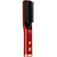 thumbnail image 1 of Cordless Beard Straightener Hair Comb Brush USB Rechargeable Wireless Anti Static Quick Heated Hair Straightening, 1 of 5