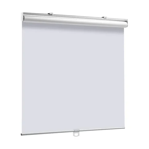Cordless Blackout Roller Shades 34 x 72 in Thermal Insulated Room Darkening Window Blinds Easy Install for Bedroom Bathroom Home Office White