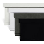 Cordless Blackout Roller Shades for Windows, Free-Stop Linen Shades with Valance, Thermal Insulated Fabric, UV Protection Roller Blinds for Home Black 58"W X 72"H