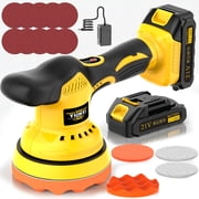 Cordless Brushless Car Polisher Set, Multi-Speed Adjustable Polishing Machine for Car Waxing Scratch Removing & Household Cleaning