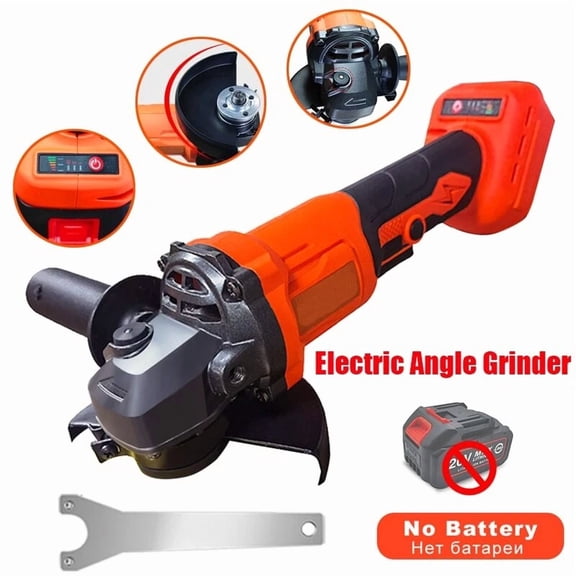 Cordless Brushless Electric Angle Grinder 125MM 3 Gears Cutting Tool For Makita