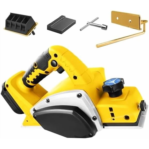 Cordless Brushless Handheld Planer Compatible with Dewalt 20V MAX Battery, 3-1/4, 15000 RPM, Power Planer Tool Only (No Battery), Electric Wood Planer for Woodworking, Carpenter and Home DIY