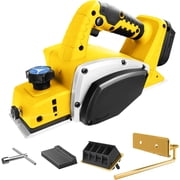 Cordless Brushless Power Planer Compatible with Dewalt 20V MAX Battery, 3-1/4 , 15000 RPM, Tool Only No Battery, Electric Wood Planer for Woodworking,Carpenter Home DIY