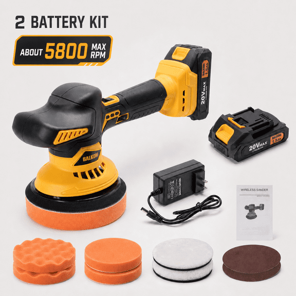 Cordless Buffer Polisher Kit