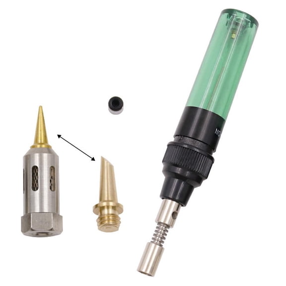 Cordless Butane Gas Soldering Iron Pen For Electronics Repair Hobby And Outdoor Use Up To 45 Min Runtime Adjustable Temp Quick Heating