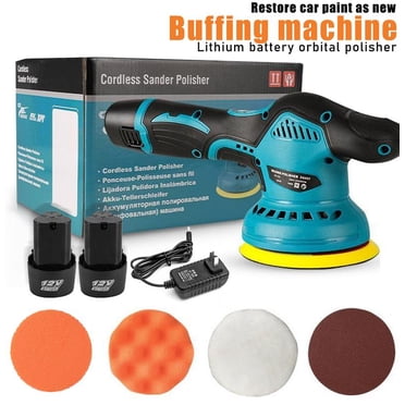 Cordless Car Buffer Polisher For Makita 18V Battery – 8-Speed, Brushless Motor, 6-Inch Pad (Battery Not Included)