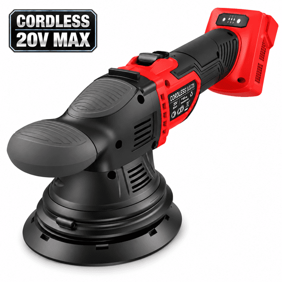 Cordless Car Buffer Polisher, 20V Random Orbital Polishing Machine, Compatible with Milwaukee M18 Batteries, Battery Not Included