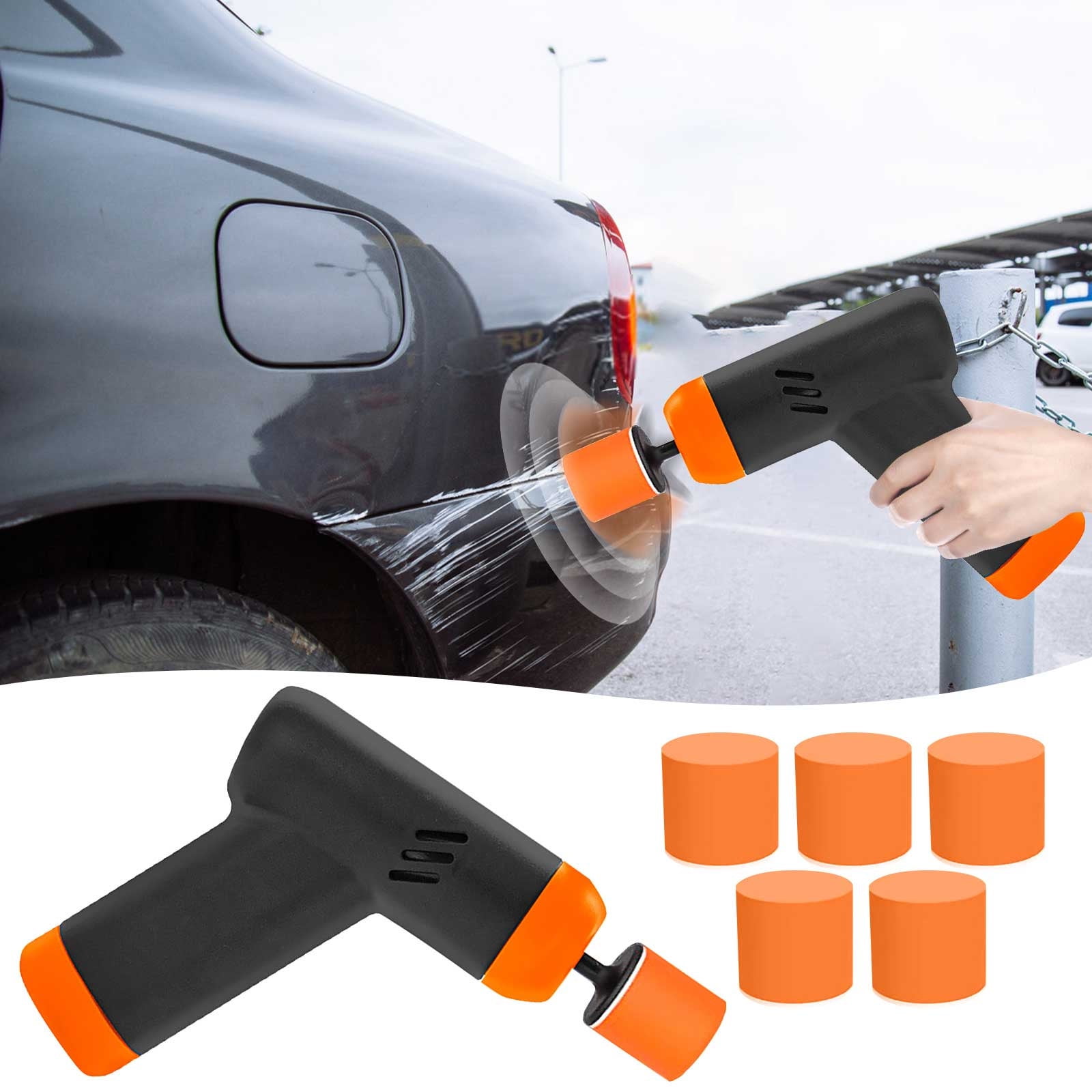 Cordless Car Buffer Polisher 4 Inch Portable Polishing Machine Polishing Cordless Polisher for Car Detailing Waxing Buffer