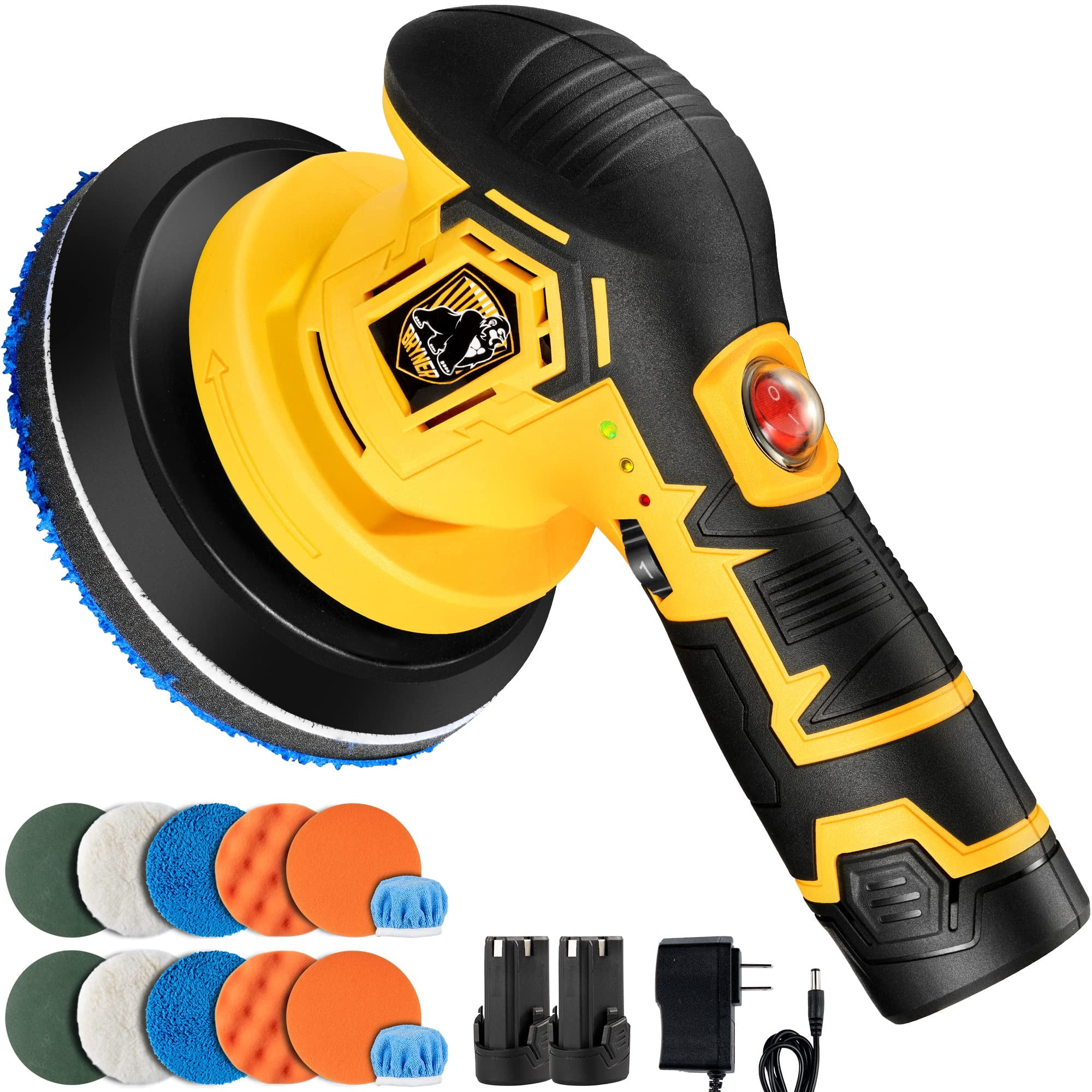 Cordless Car Buffer Polisher With 8 Variable Speed