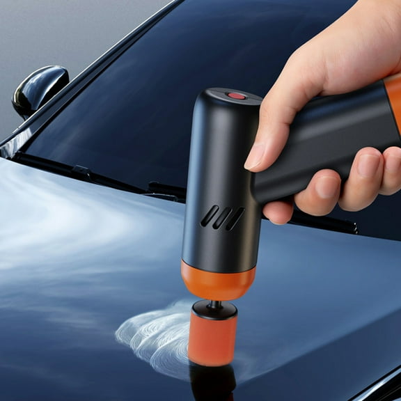 Cordless Car Buffer Polisher Mini Wireless Polishing Machine for Car Detailing and Scratch RepairBlack