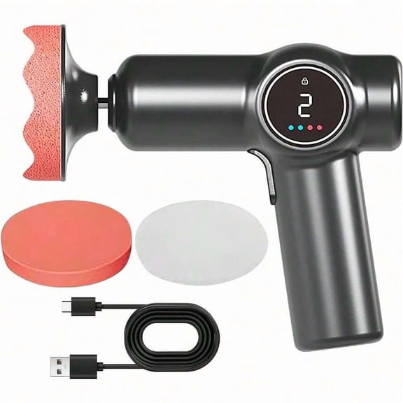 Cordless Car Buffer Polisher，Portable 2-Speed For Detailing & Furniture，Perfect Gift For 2026