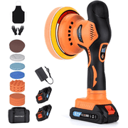 Protmex 004 6 Inch 21V, 2000mAh Battery Power Tool Polishers, 6 Variable Speed