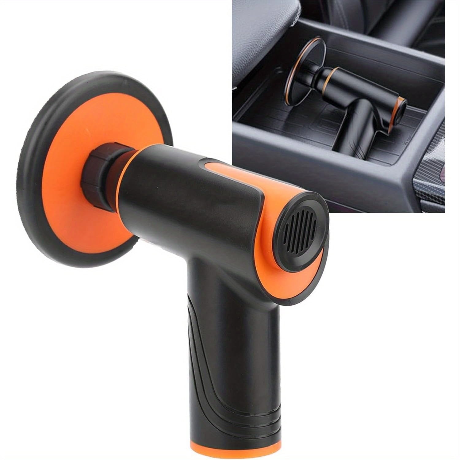 Cordless Car Polisher Kit, USB Rechargeable Electric Polishing Tool with 7 Buffing Bonnets, 2-Speed Waxing & Detailing Kit for Car Maintenance