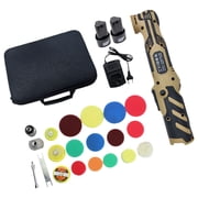 Cordless Car Polisher Set 6 Speed Two Buffer with Pad