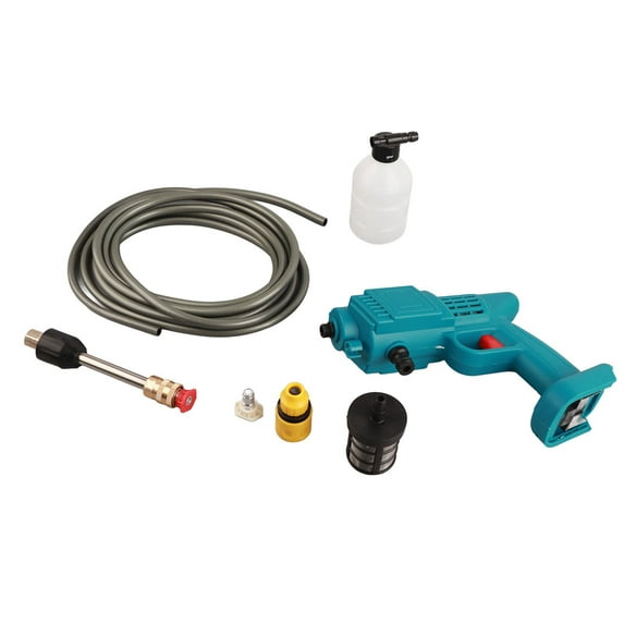 Cordless Car Pressure Washer Portable 18V with High-Efficiency Filter, Compatible with BL1815 BL1820, Eco-Friendly Water-Saving, Multi-Nozzle, Lightweight Design for Outdoor, Home & Vehicle Cleaning