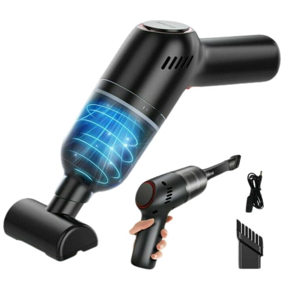 Cordless Car Vacuum Cleaner Small Floor Wet & Dry Handheld Hoover Strong Suction