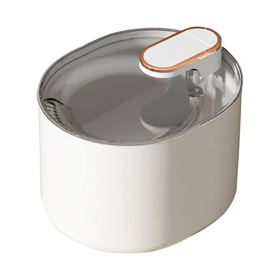 Cordless Cat Water Fountain, Cat Fountains for Drinking, Wireless Pet Water Fountains Indoor, Automatic Dog Water Bowl Dispenser, Rechargeable Battery Operated,3L/100oz, Stainless Steel Tray