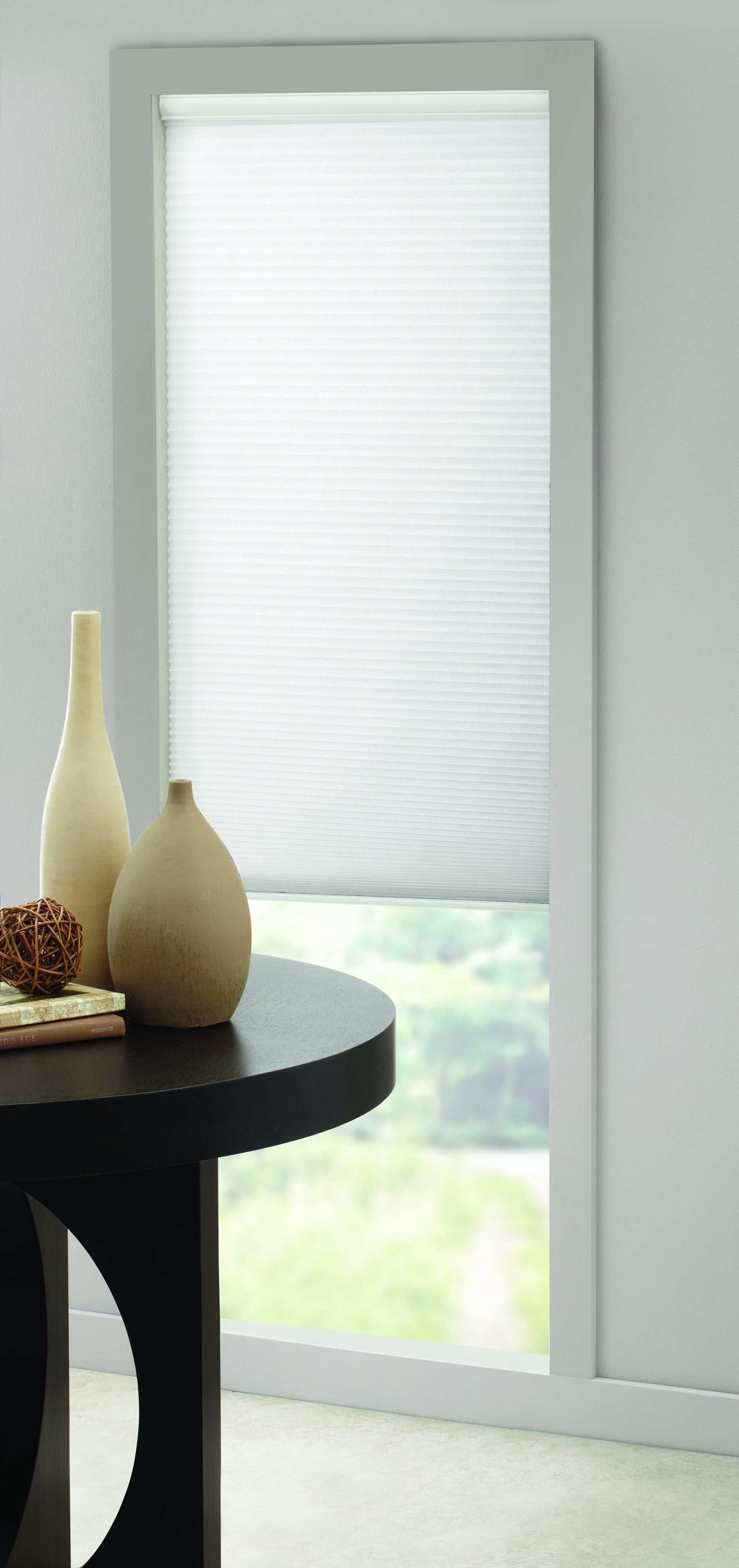 Cordless Cellular Light Filtering Glide Shade 37"x64" WHITE