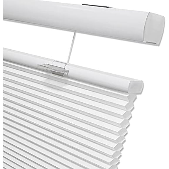 Cordless Cellular Shades Top Down Bottom Up, Custom Cut to Size Waterproof Window Blind, 35" W x 64" H, White, Honeycomb Blinds for Bathroon Kitchen Windows Doors$$Home Decor, Kitchen, & Other