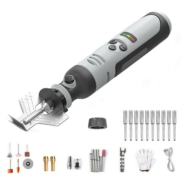 Cordless Chainsaw Sharpener Electric Handheld High Speed Diamond Sharpening Bits