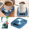 thumbnail image 1 of Cordless Coffee Mug Warmer for Desk, Keeps Coffee, Tea & Milk Hot, Adjustable Temperature, Portable Beverage Heater for Home & Office, Plug-In Electric Mug Warmer, 1 of 9