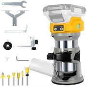 Cordless Compact Router 1000W Brushless, Compatible with DEWALT 20V Battery
