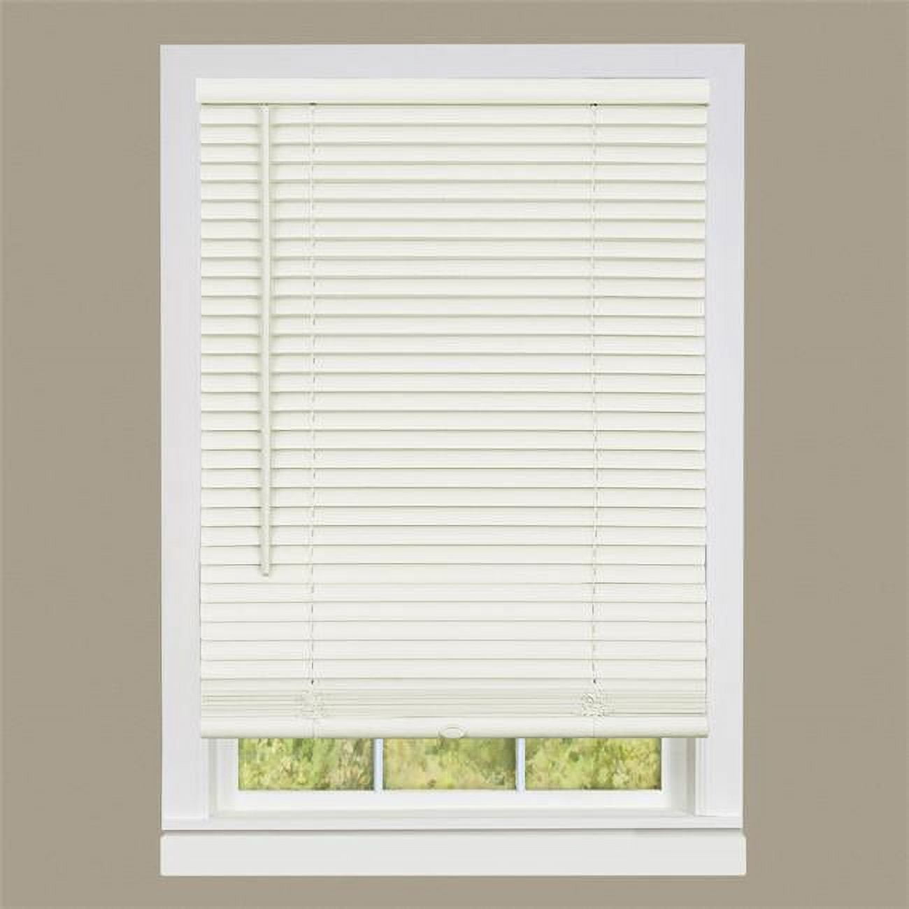 Cordless Deluxe Sundown GII Blind Alabaster, 33 x 64 in.