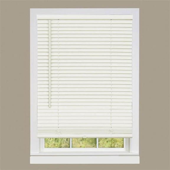 Cordless Deluxe Sundown GII Blind Alabaster, 36 x 64 in.