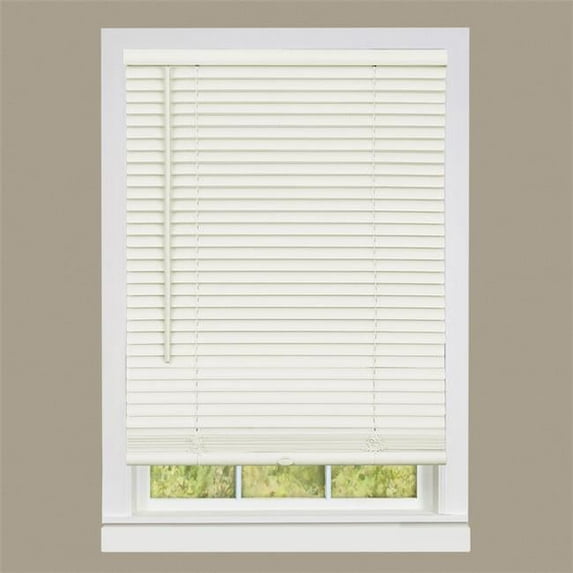 Cordless Deluxe Sundown GII Blind Alabaster, 46 x 64 in.