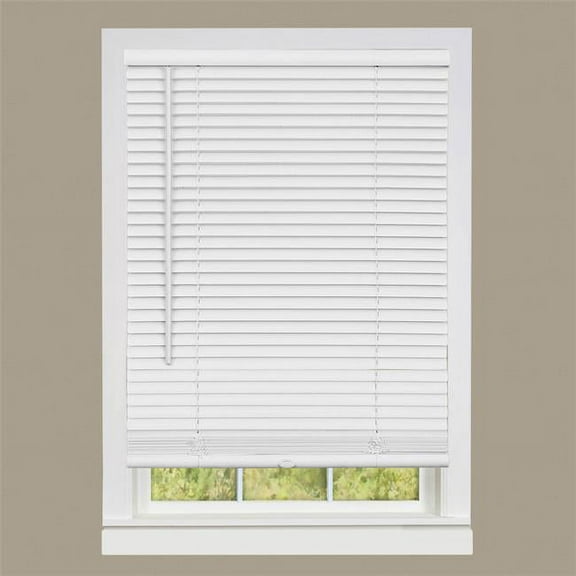Cordless Deluxe Sundown GII Blind Pearl White, 39 x 64 in.