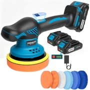 Cordless Detail Polisher with Battery and Charger, Compact Buffer for Paint Correction, Lightweight Spot Polisher for Car Detailing Pros