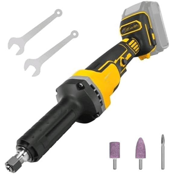 Cordless Die Grinder for Dewalt 20V Battery, 4 Speed Brushless Die Grinder, 1/4" Chuck, 25000RPM Power Motor for Grinding,Rust Removal,Polishing,Deburring$$Tools & Hardware Other