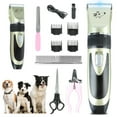 thumbnail image 1 of Cordless Dog Clippers Kit for Grooming, Electric Pets Hair Trimmers with 4 Comb Guides, USB Rechargeable Quiet for Thick Coats Dogs Cats, 1 of 7