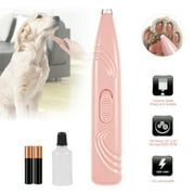 Cordless Dog Grooming Clipper Pet Hair Trimmer for Hair Around Paws Ears&nbsp;