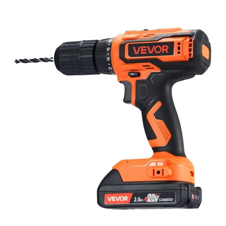 Cordless Drill,1/2 Inch Keyless Chuck,2Speed,Battery,Charger,for Drilling and Screwdriving