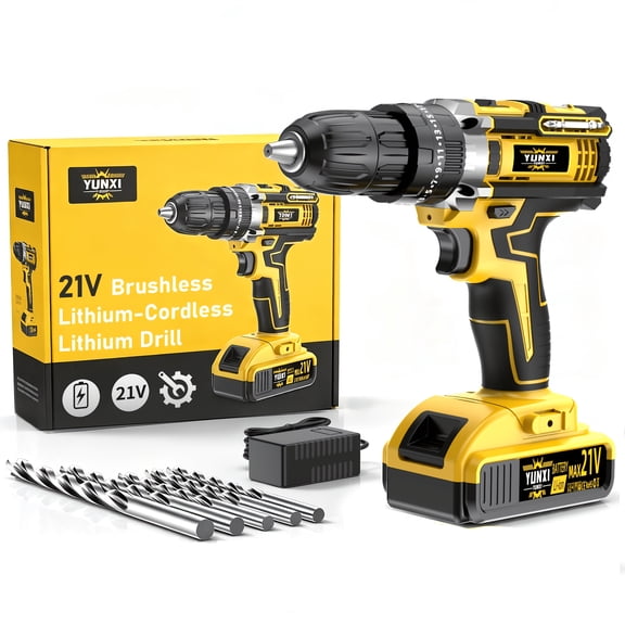 Cordless Drill Driver, Handheld Power Tool for Home Renovation & DIY Projects