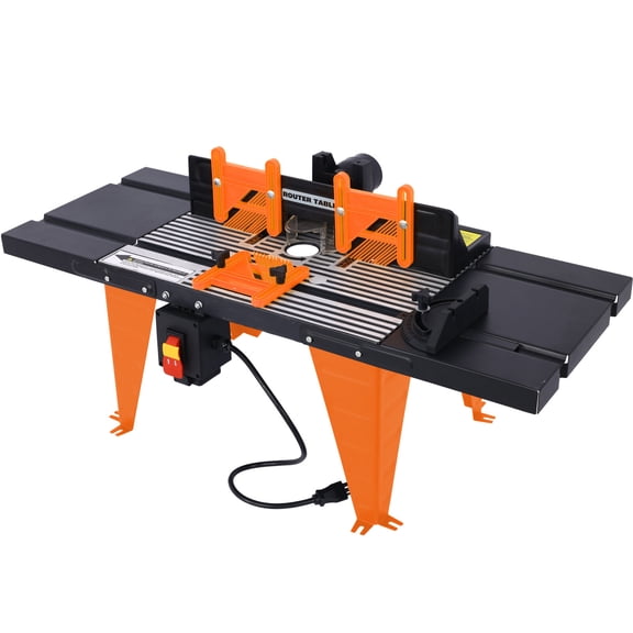Cordless Drill Electric Benchtop Router Table Wood Working Tool,black,orange color,Impact Driver
