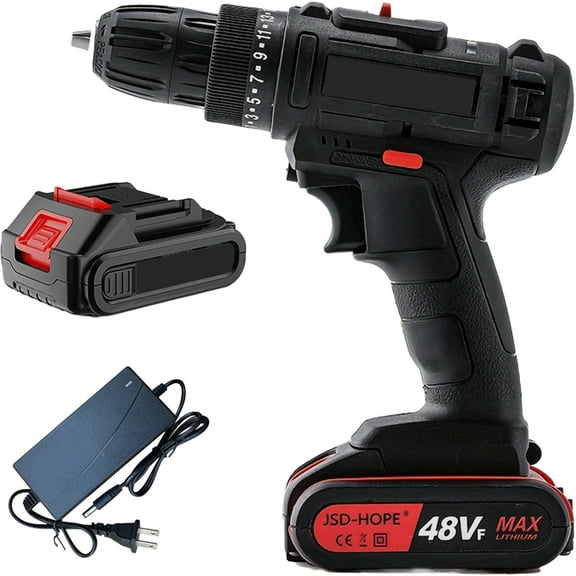 Cordless Drill&Impact Driver Combo-21V Lithium-Ion Rechargeable Hand Drill with Electric Screwdriver Function, Multi-Function Home Power Tool for DIY Projects