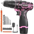 thumbnail image 1 of Cordless Drill Set 12V Power Drill with Battery and Charger, 2-Speed Electric Drill with 3/8" Keyless Chuck, 1 of 7