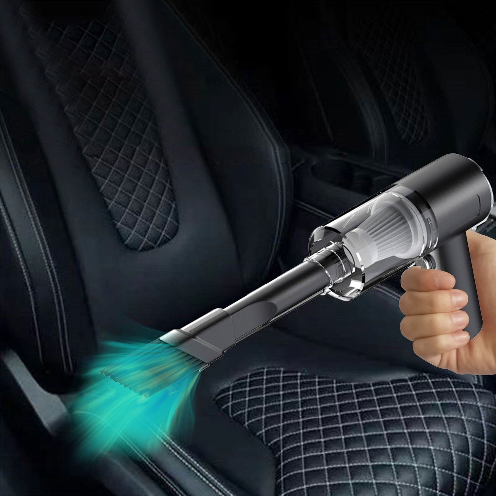 Cordless Dustbuster For Cars, 120w Powerful Suction Small Car Vacuum