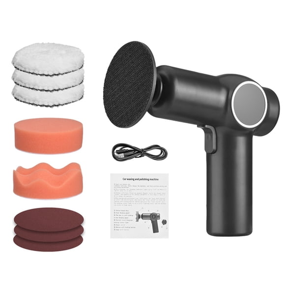 Cordless Eccentric Car Polisher Car Buffer Polisher Electric Auto Polishing Machine Metal Waxing Rust Removal Tool