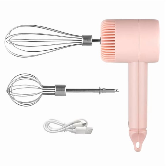 Cordless Egg Beater Mixer - 30W Wireless Handheld for Baking & Camping