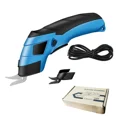 thumbnail image 1 of Cordless Electric Fabric Scissors, 3.6V Lithium Battery Powered With Tungsten Carbide Blades, 10000 RPM Portable Leather & Cloth Cutter For Sewing, Tailoring, Quilting, DIY Crafts, 1 of 7