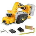 thumbnail image 1 of Cordless Electric Hand Planer: 3-1/4-Inch Handheld Planer For Dewalt 20V Battery (No Battery) - 15000 RPM Power Wood Planer For Woodworking, Carpentry, And Home DIY - Includes Blades And Edge Guide, 1 of 7