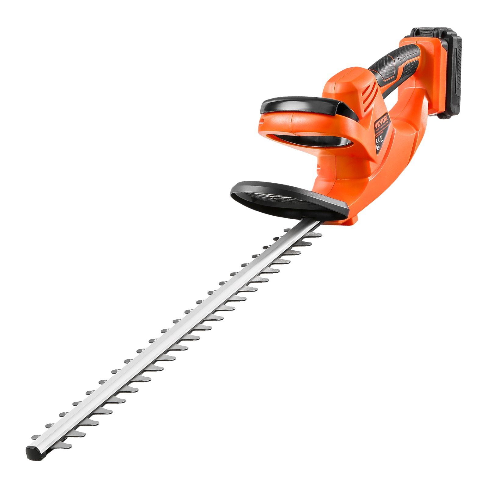 Cordless Electric Hedge Trimmer with 20V Rechargeable Battery and 20in Dual-Action Blade, Lightweight Bush Cutter with Powerful Motor, Safety Dual-Switch Design, and Extended Runtime
