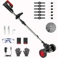 thumbnail image 1 of Cordless Electric Lawn Trimmer Weed Wacker - 21V Grass Trimmer Lawn Edger with 2.0Ah Li-Ion Battery Powered and 3 Types Cutting Blade, Tool for Lawn Care and Garden Yard Work, 1 of 8