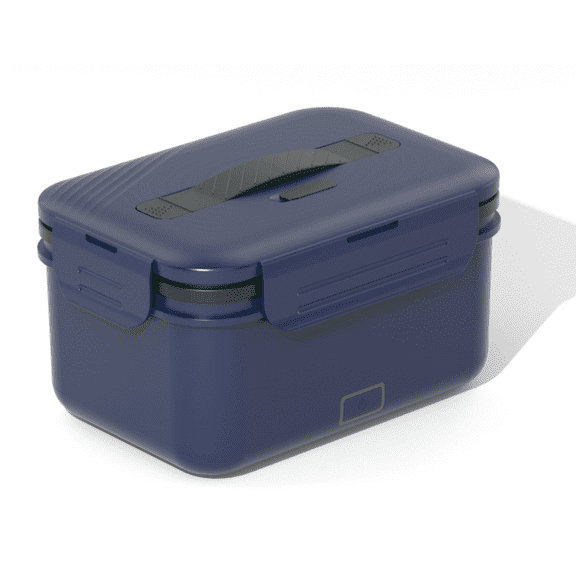 Cordless Electric Lunch Box for Adults, 8000mAh Rechargeable Auto Heated Lunch Box, 1.8L Portable Self-Heating Food Warmer for Office & Outdoor Use,70W Lonchera Eléctrica Portátil for Christmas White